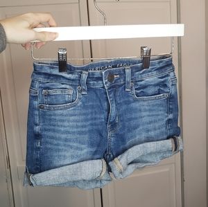 American Eagle Blue denim shorts